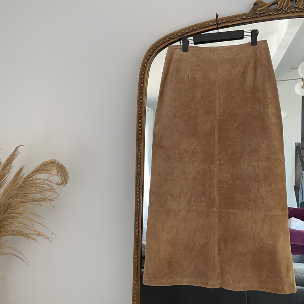 Genuine Suede Skirt